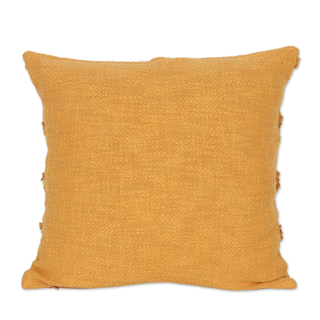 Embroidered Cushion Covers with Zigzag Motif (Set of 4) - Marigold Path