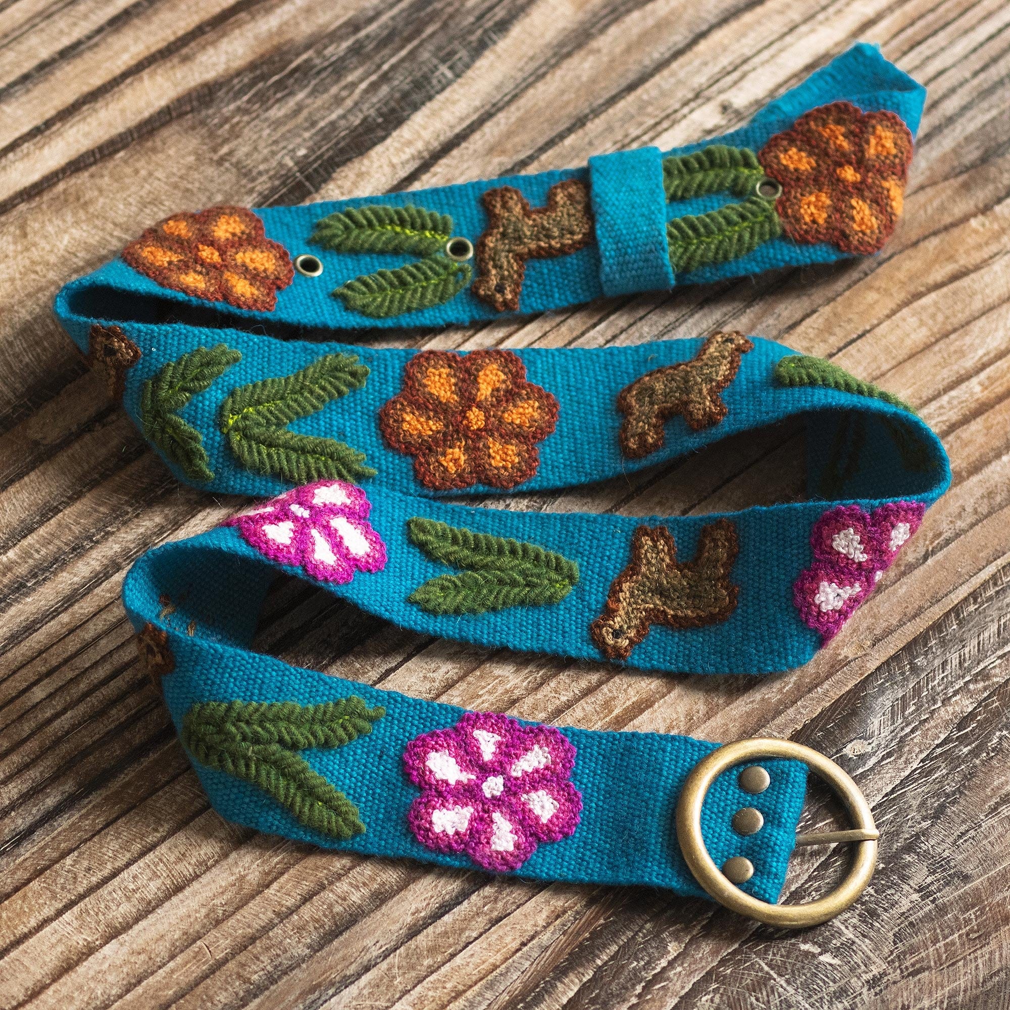 Peruvian embroidered outlet belts