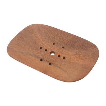 Reclaimed Wood Soap Dish from Bali - Naturally Clean