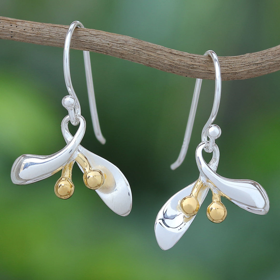 Golden Floral Charm