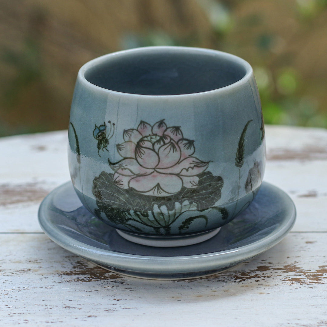 Luxuriant Lotus in Blue