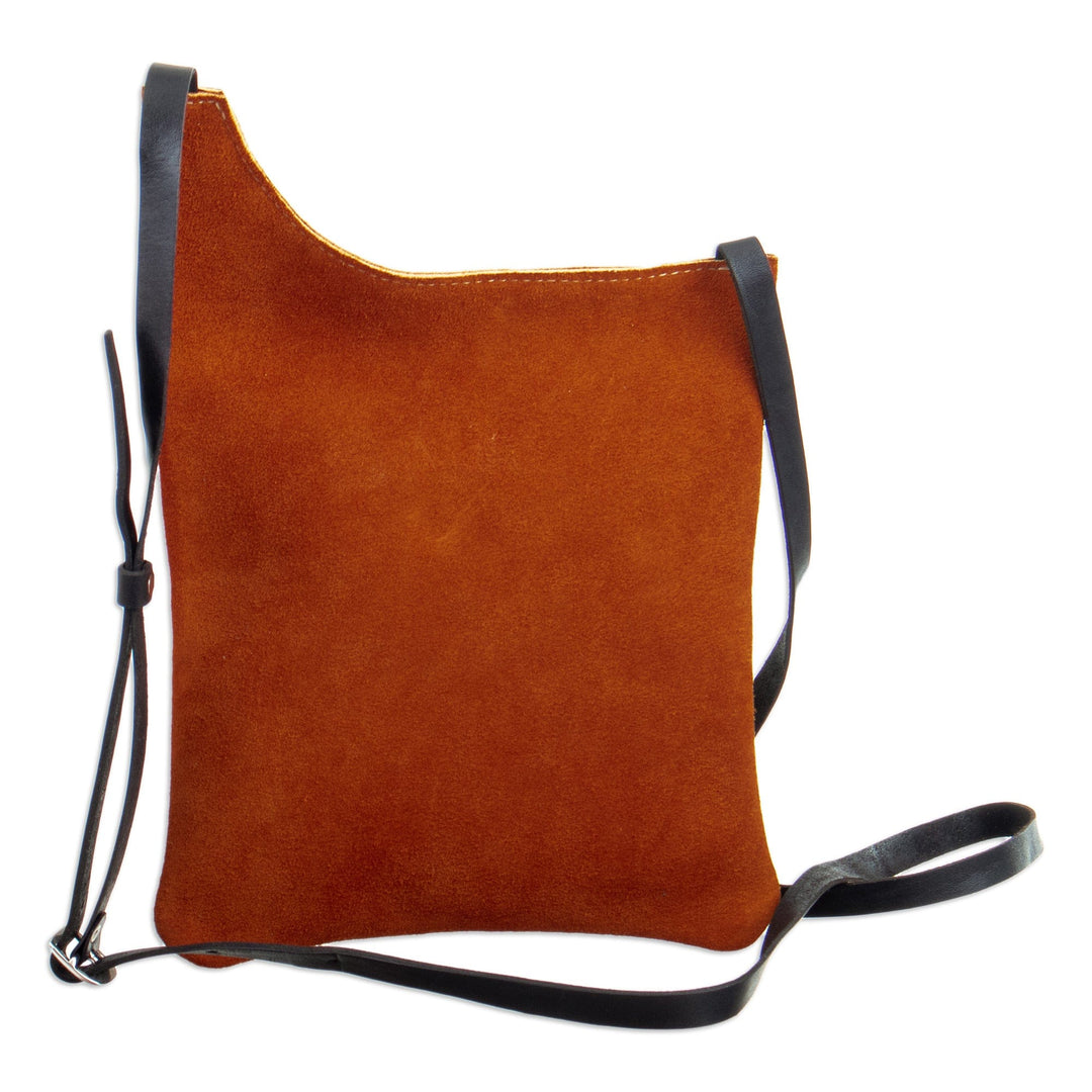 Handcrafted Leather and Alpaca Blend-Accented Sepia Sling - Sepia Andes