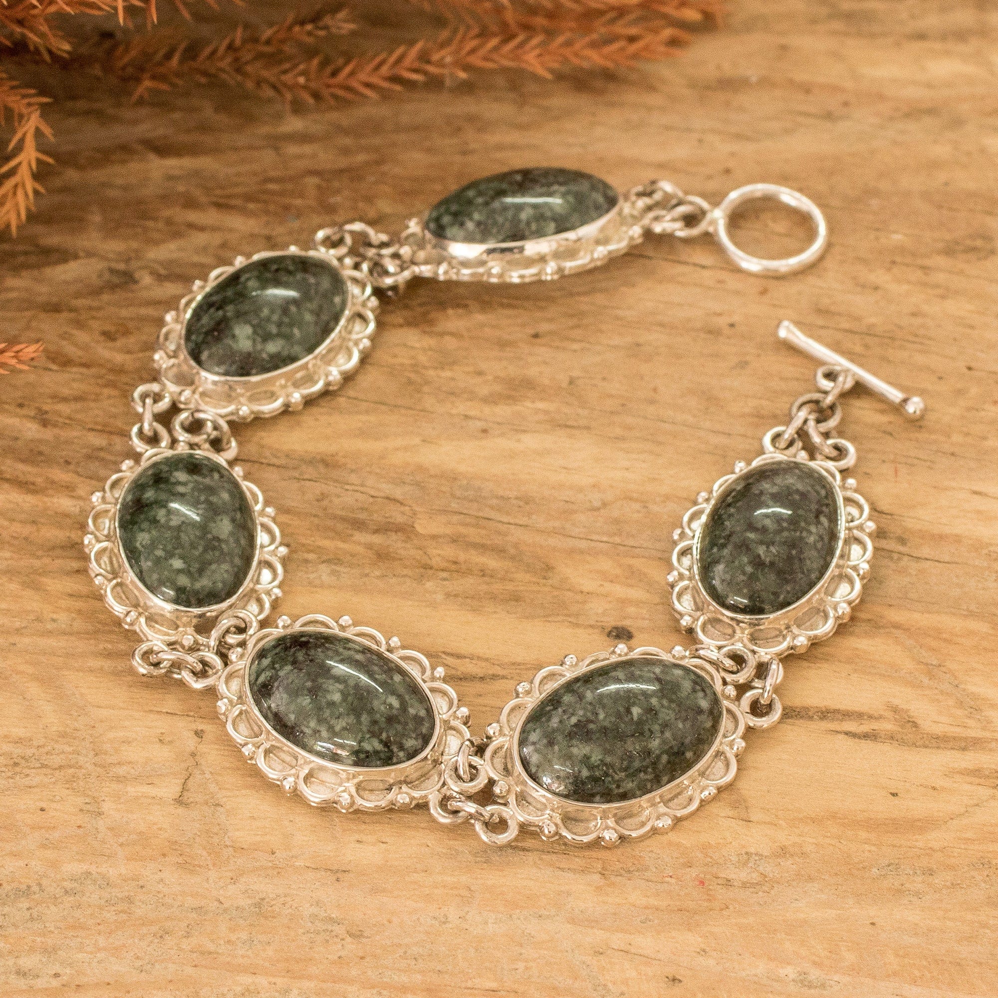 Unique Sterling Silver Mayan on sale Guatemala deep green color jade dangle earrings / silver 925 / Bali handmade art jewelry / 1.50 inch / (#1Jad)