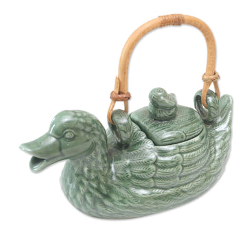 Ceramic Teapot - Mamma Duck
