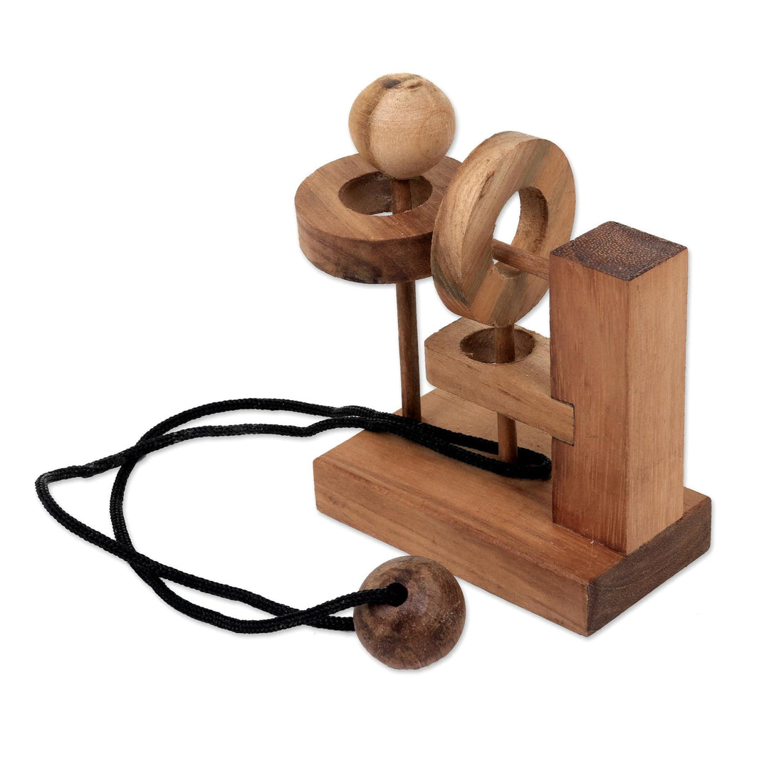Recycled Teak Wood Executive Game - Sneaky Ball