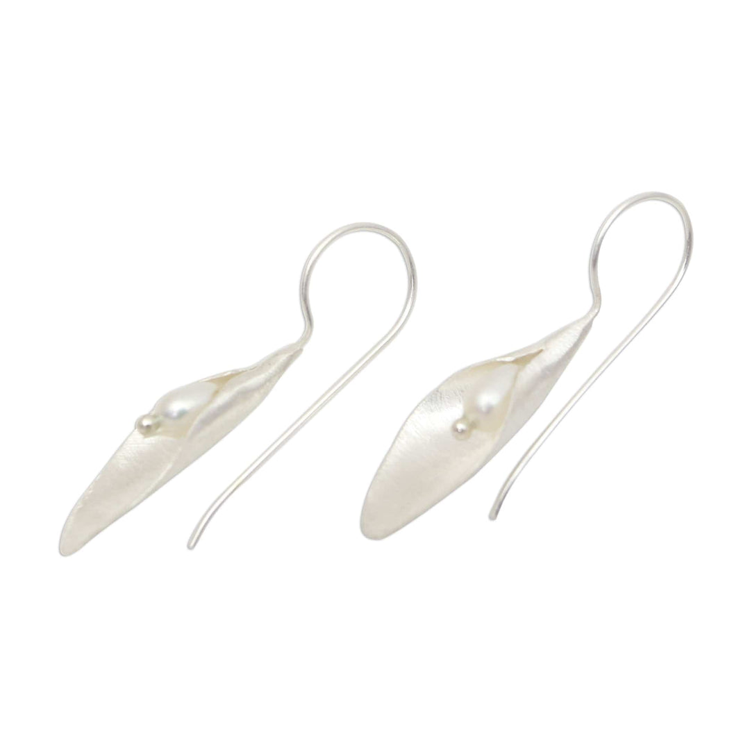 Modern Cultured Pearl Drop Earrings - Concealed Beauty