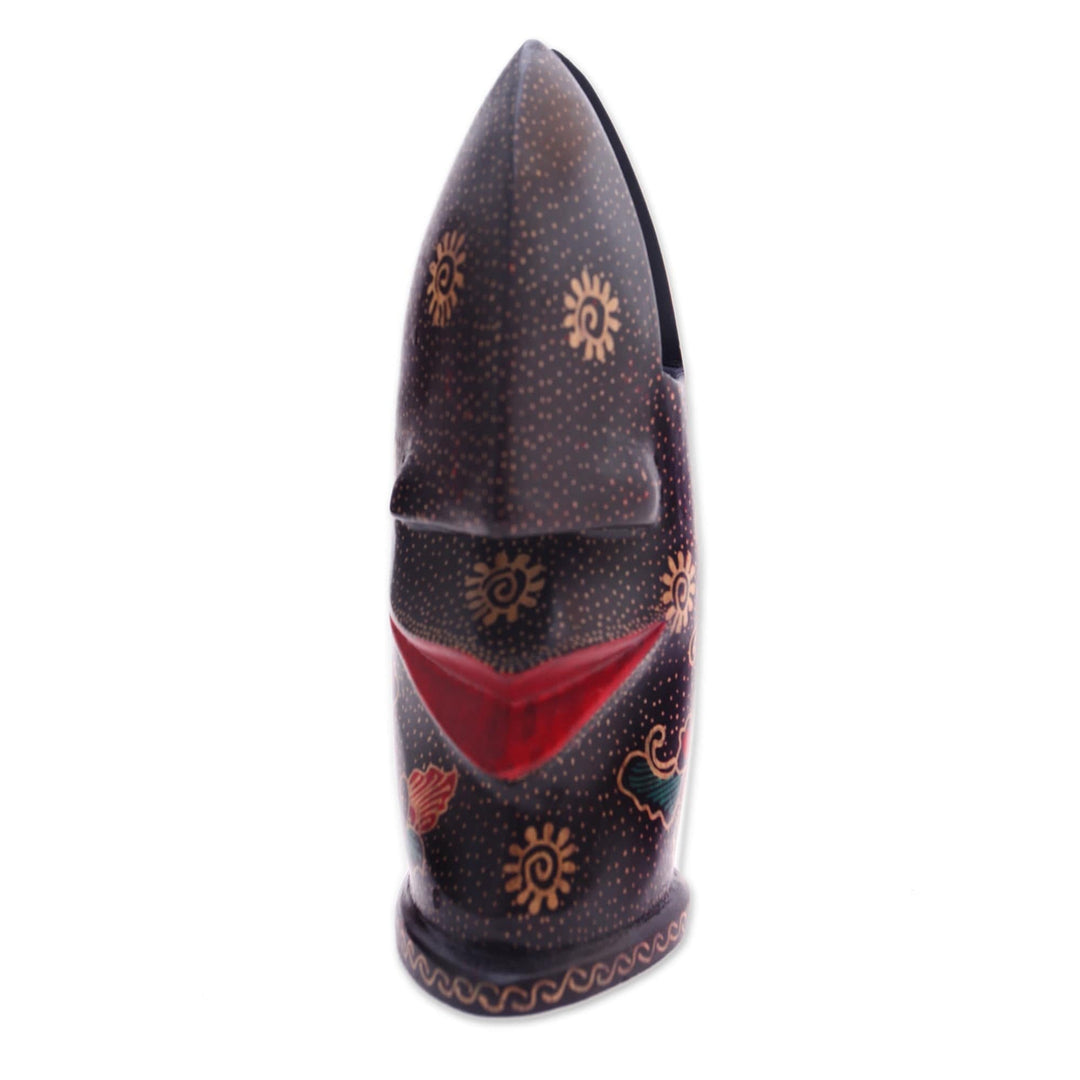 Hand-Painted Batik Wood Eyeglasses Holder - Batik Nose