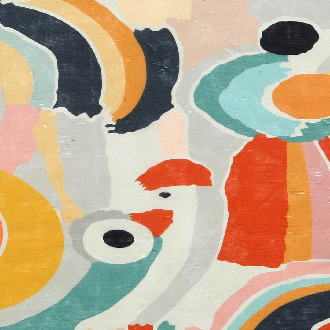 Abstract Silk Hair Bandana - Abstract Life