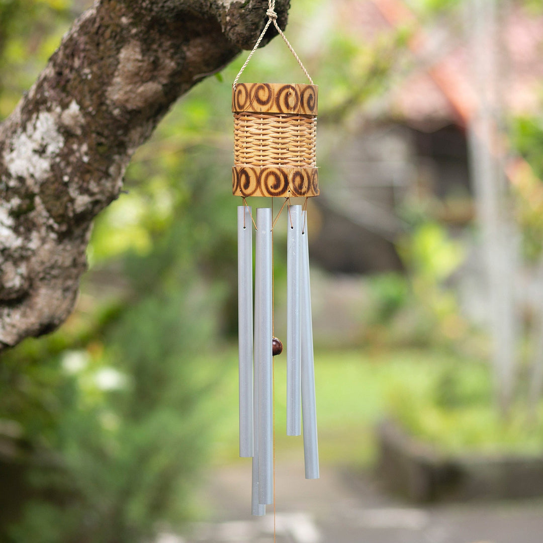 Bamboo and Aluminum Wind Chime - Breezy Soul