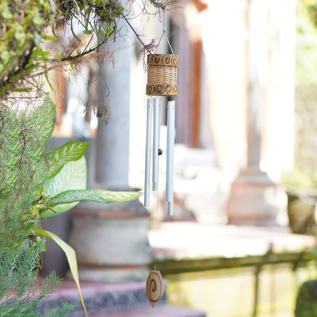 Bamboo and Aluminum Wind Chime - Breezy Soul