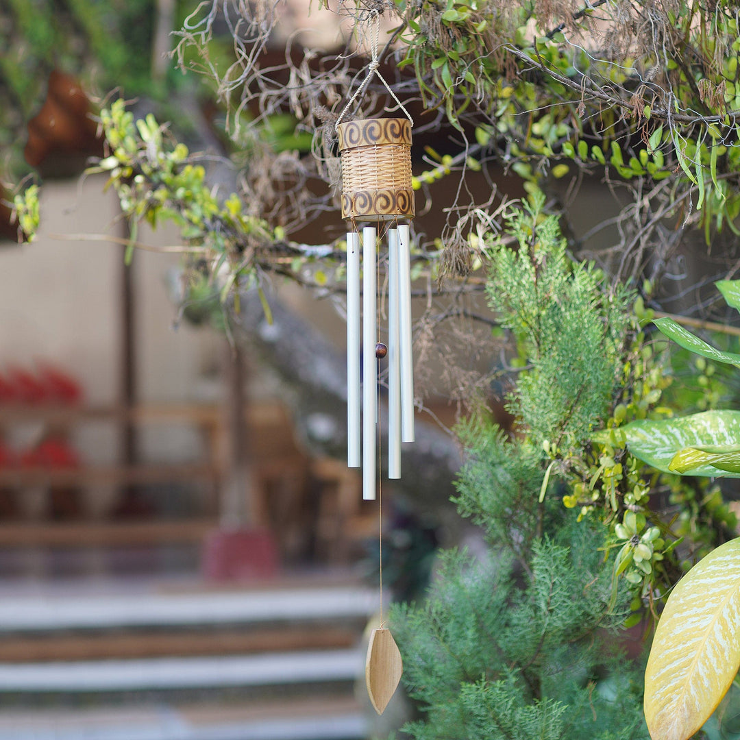 Bamboo and Aluminum Wind Chime - Breezy Soul