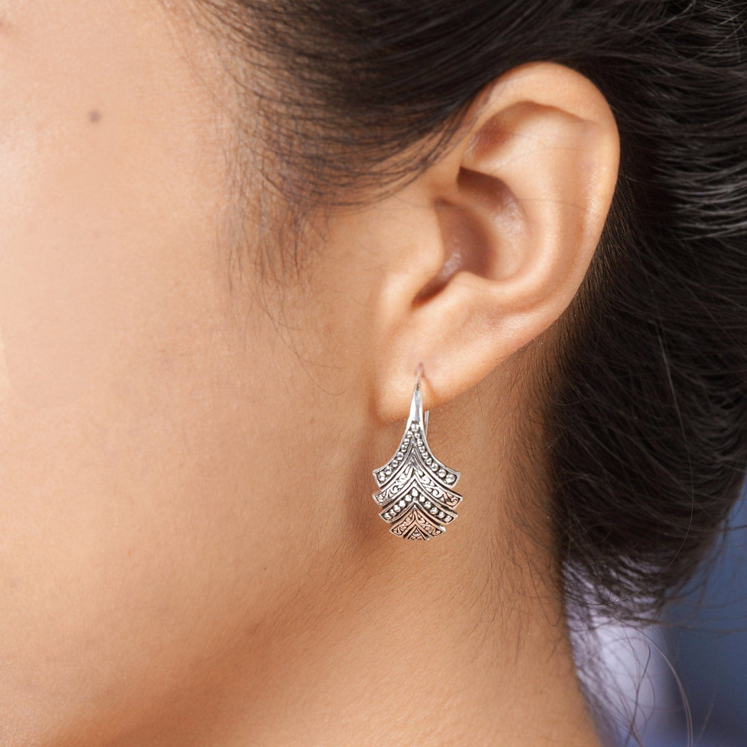 Sterling Silver Drop Earrings - Pages of Love