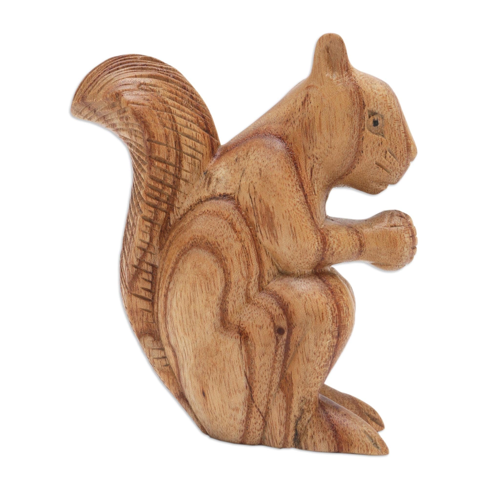 Carving a cherry wood squirrel scoop! A new woodcarving project
