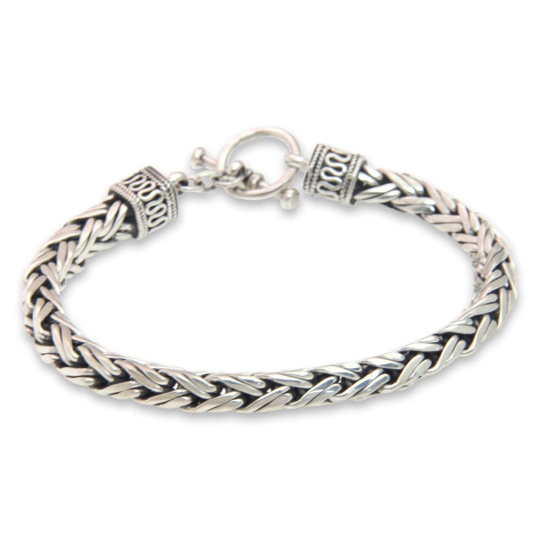 Men's Sterling Silver Chain Bracelet - Passion