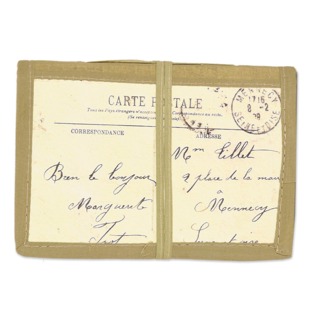 Handmade Paper Journal with 48 Pages - Iris Voyage