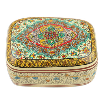 Lacquerware Wood and Papier Mache Box from India - Persian Delight
