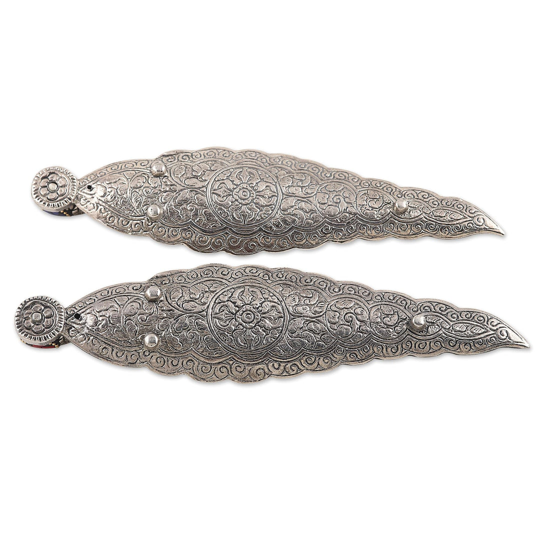 Elephant-Themed Aluminum Incense Holders (Pair) - Brilliant Elephant