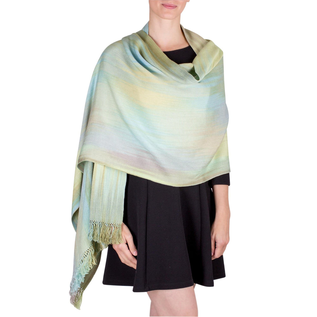 Unique Rayon Shawl - Serenity's Inspiration