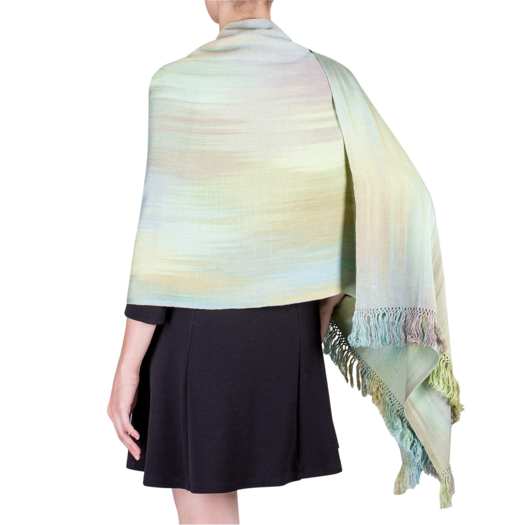 Unique Rayon Shawl - Serenity's Inspiration