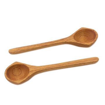 Cedar serving spoons (Pair) - Nature's Bounty
