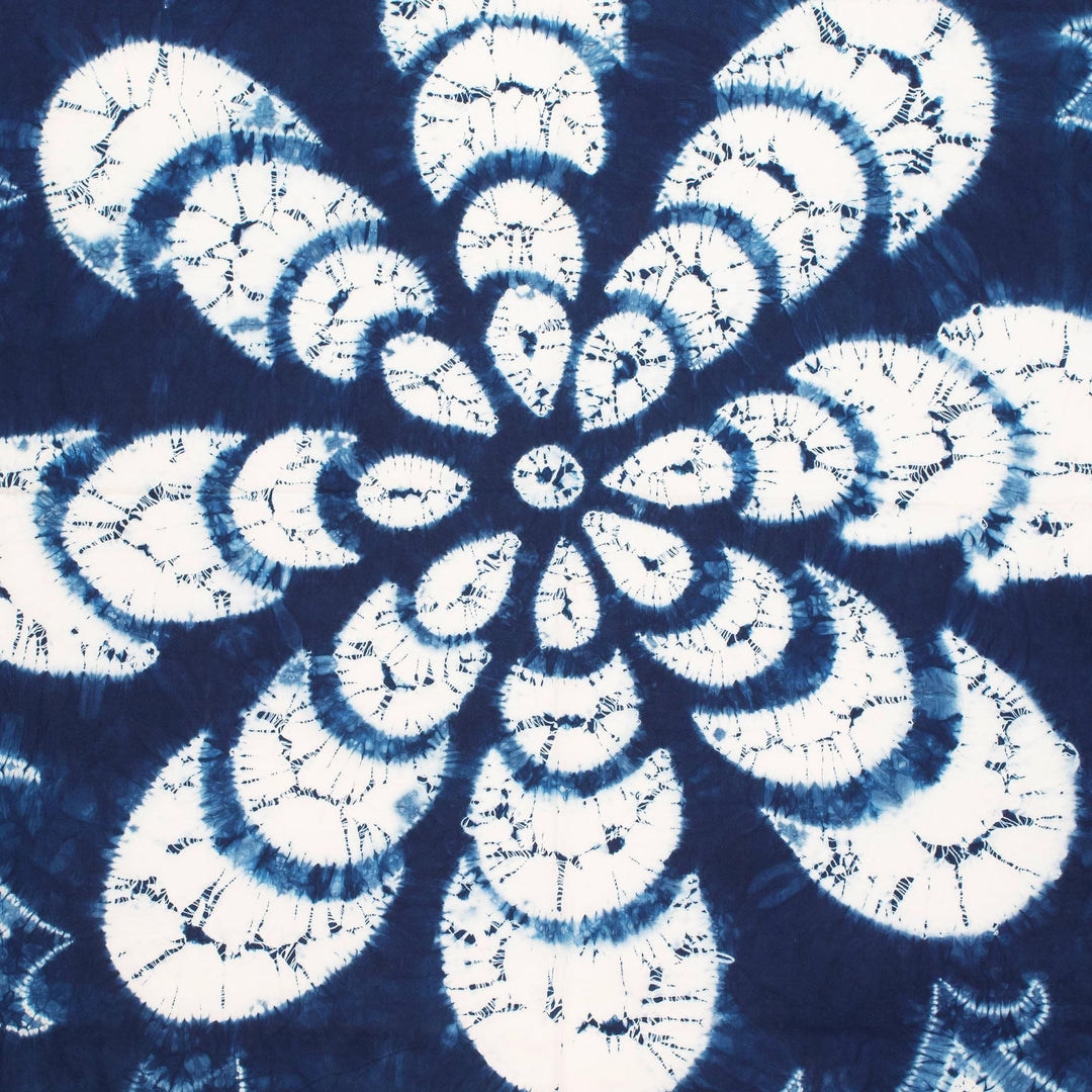 Floral Batik Cotton Table Cloth - Flower of Paradise