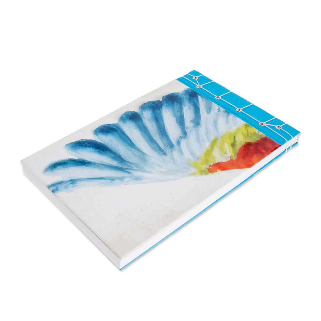 Parrot-Themed Paper Journal (8.5 inch) - Macaw's Wing