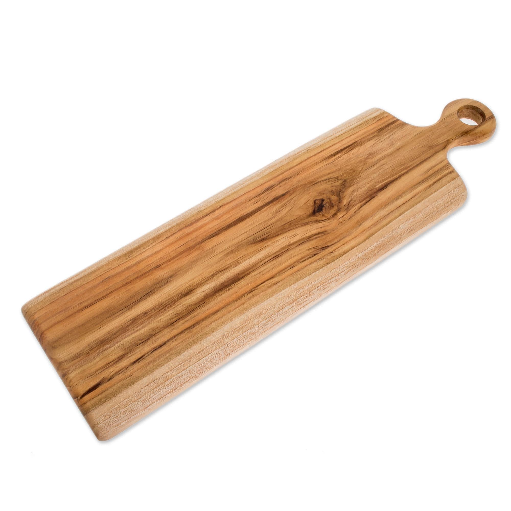 Balight Teak Wood Cutting Board With Hand Grip Wooden Cutting Boards For  Kitchen Medium Chopping Board Wood Christmas Exchange Gifts(20 X 15 X 1.25  Inches)