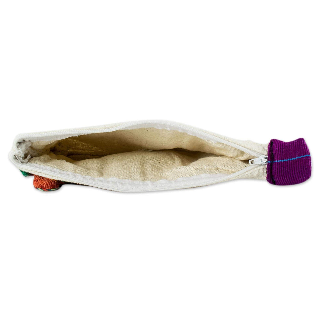 Artisan Crafted Worry Doll Cosmetic Bag - Travel Companions