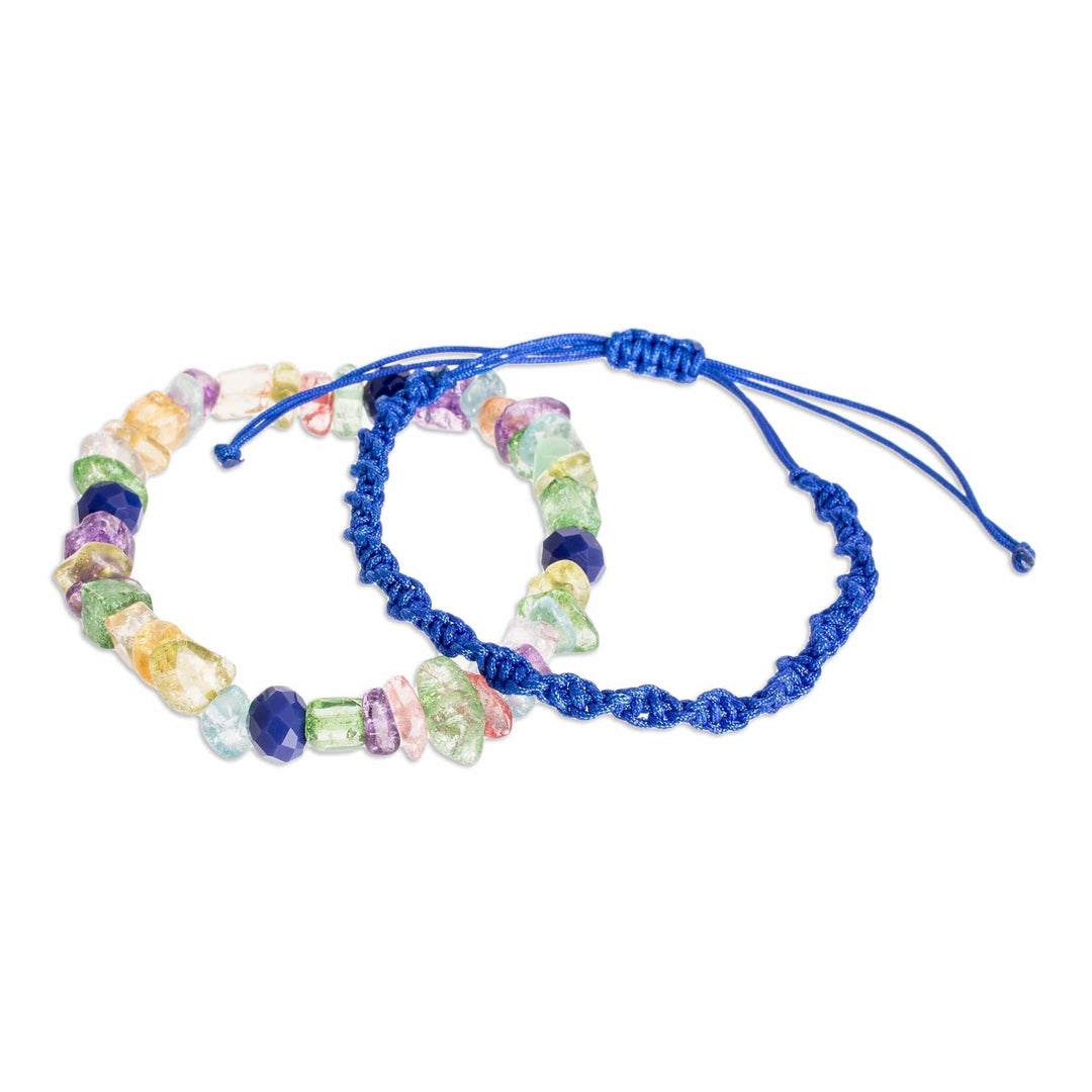 Colorful Beaded Stretch Bracelet - Popsicle