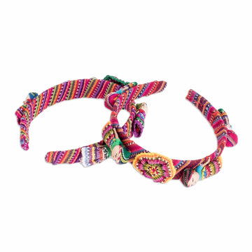 Multicolored Cotton Headbands (Pair) - Pretty Quitapenas