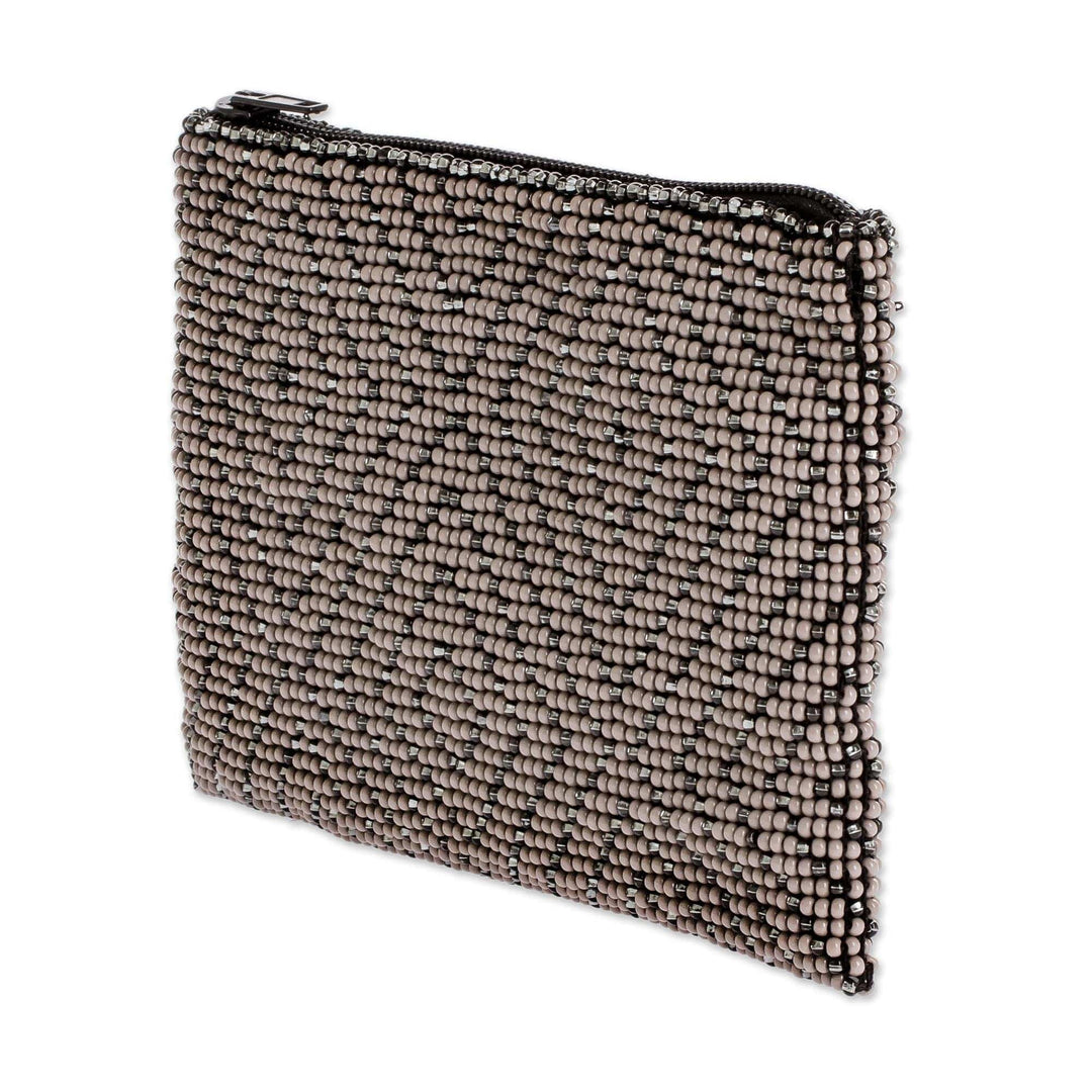 Artisan Crafted Bead Covered Coin Purse - Panabaj Diamonds