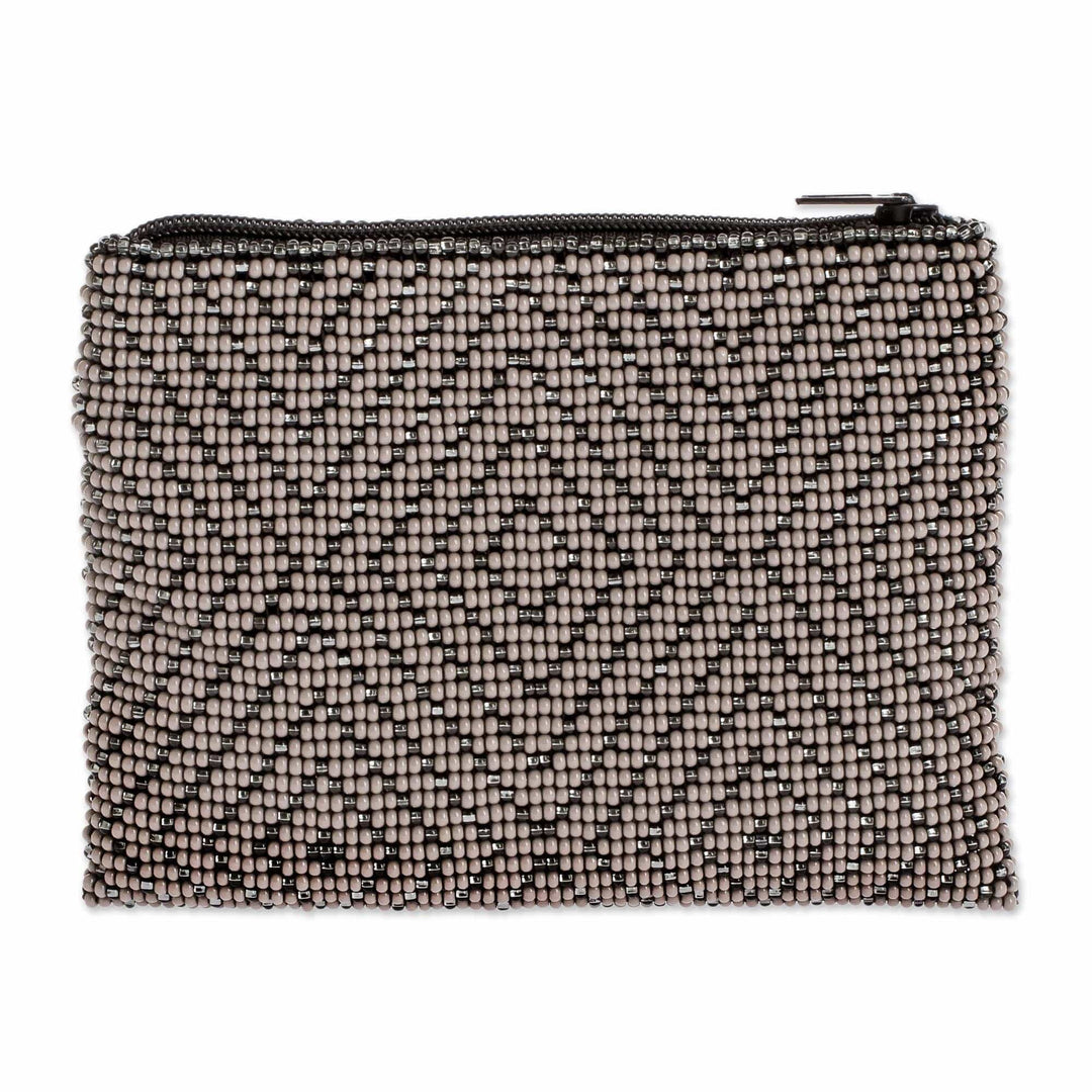 Artisan Crafted Bead Covered Coin Purse - Panabaj Diamonds