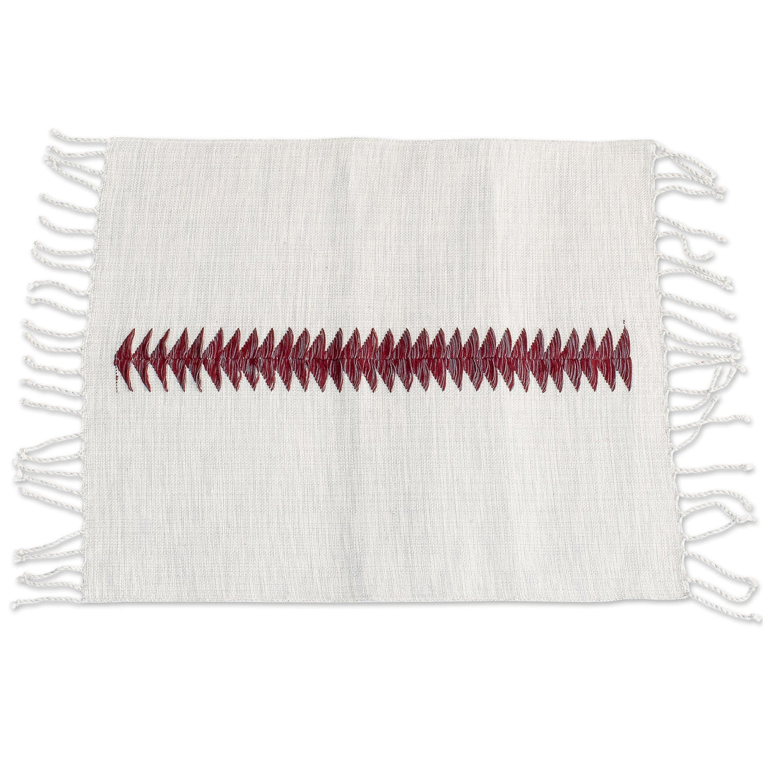 Handloomed Cotton Placemats - Set of 4 - Home Bonds