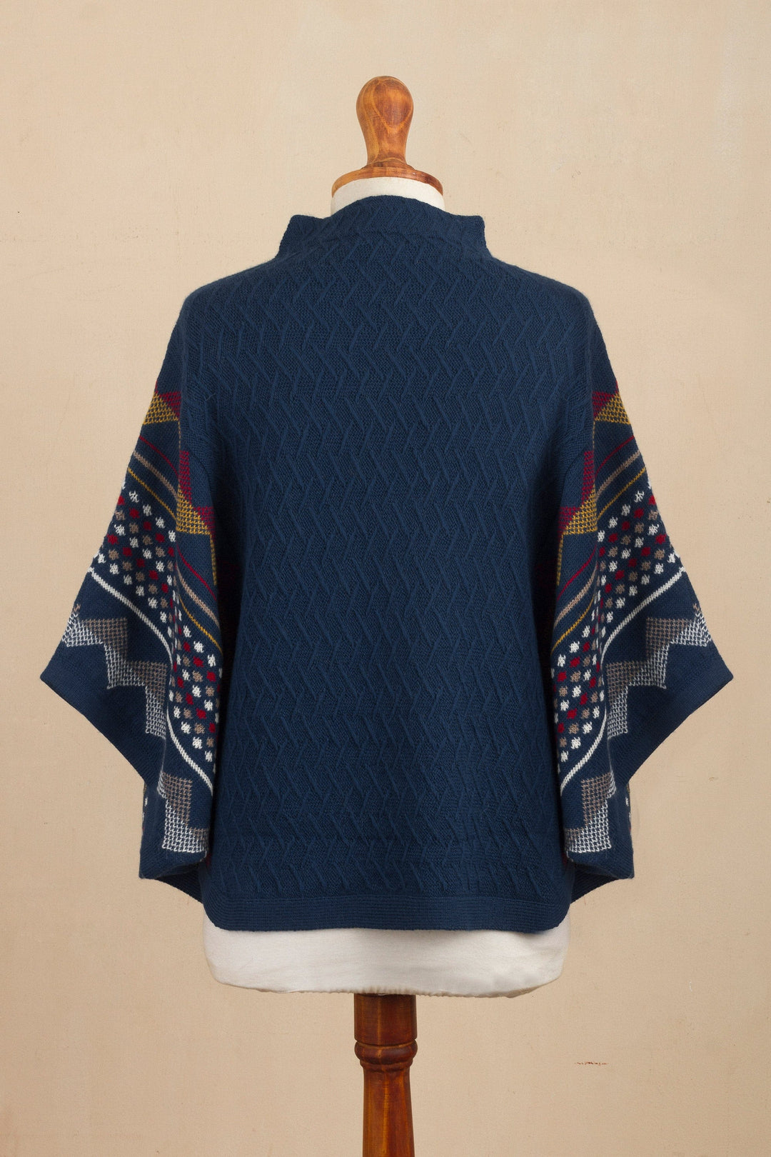 100% Baby Alpaca Wool Poncho - Jane