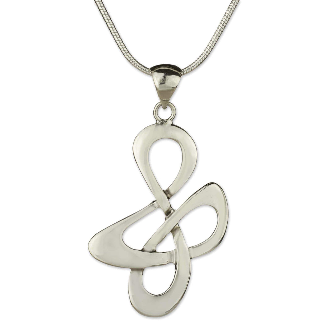Sterling Silver Modern Necklace - Freedom Song