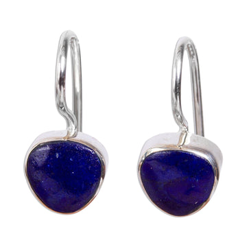 Lapis Lazuli Drop Earrings - Gleaming Gems