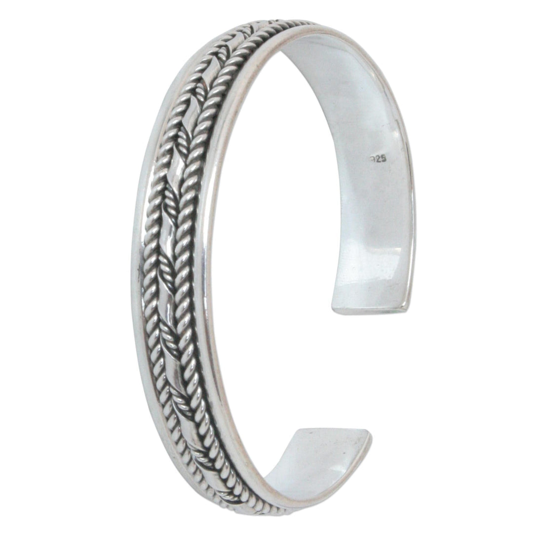 Sterling Silver Cuff Bracelet - Bamboo Illusions