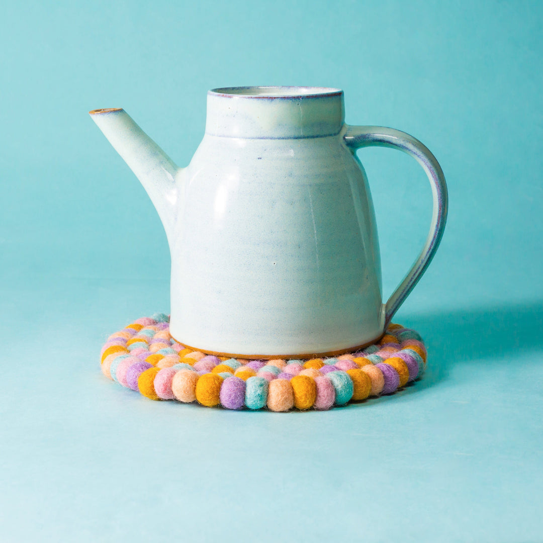 Felt Pom Pom Trivet - Springtime