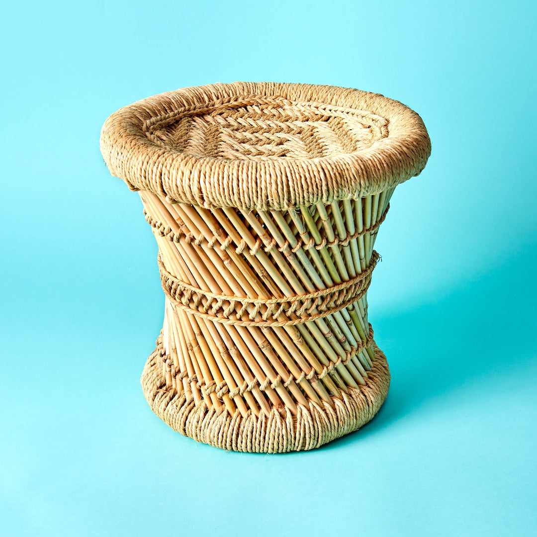 Sarkanda Rattan Stool