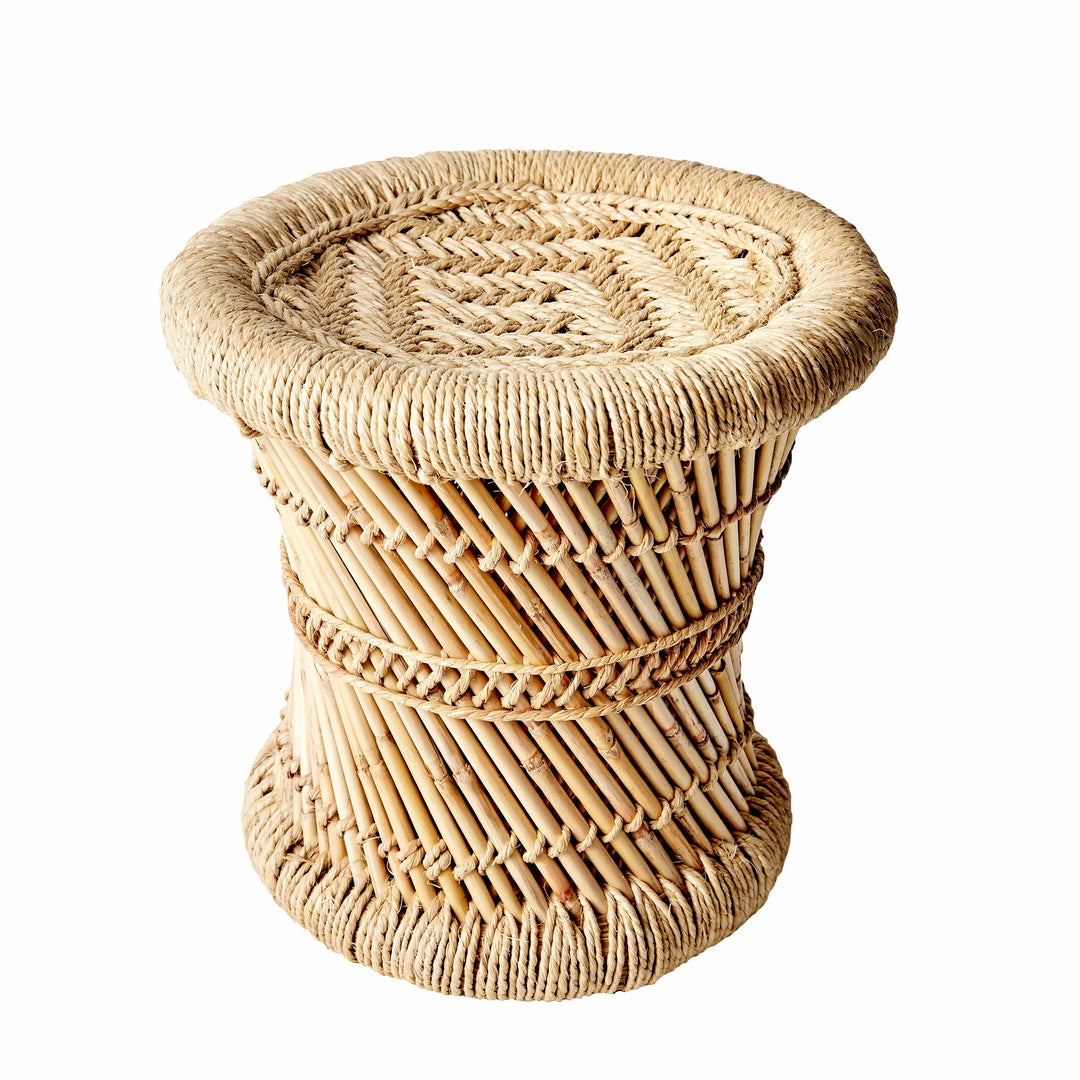 Sarkanda Rattan Stool