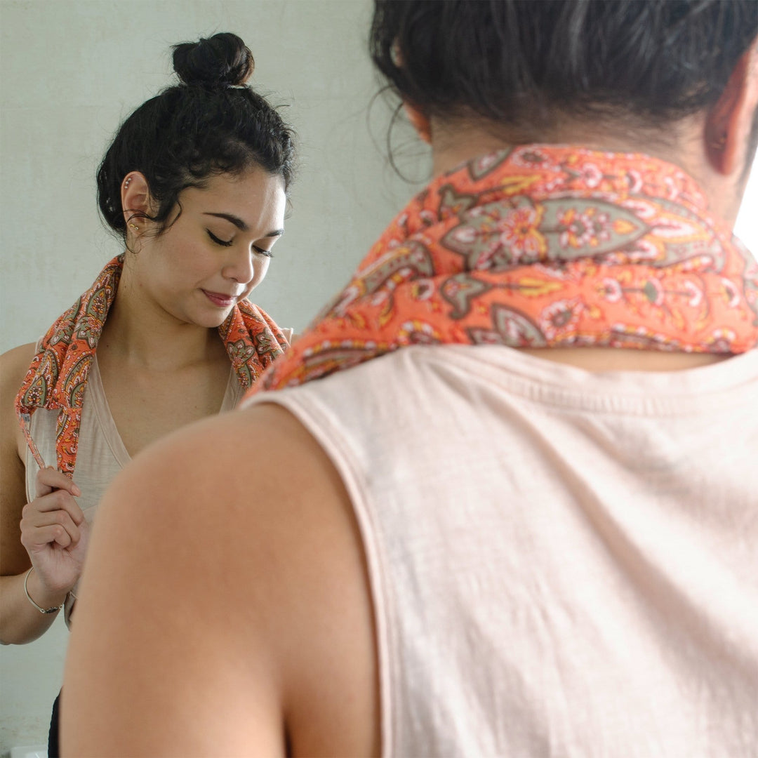 Block Printed Neck Warmer