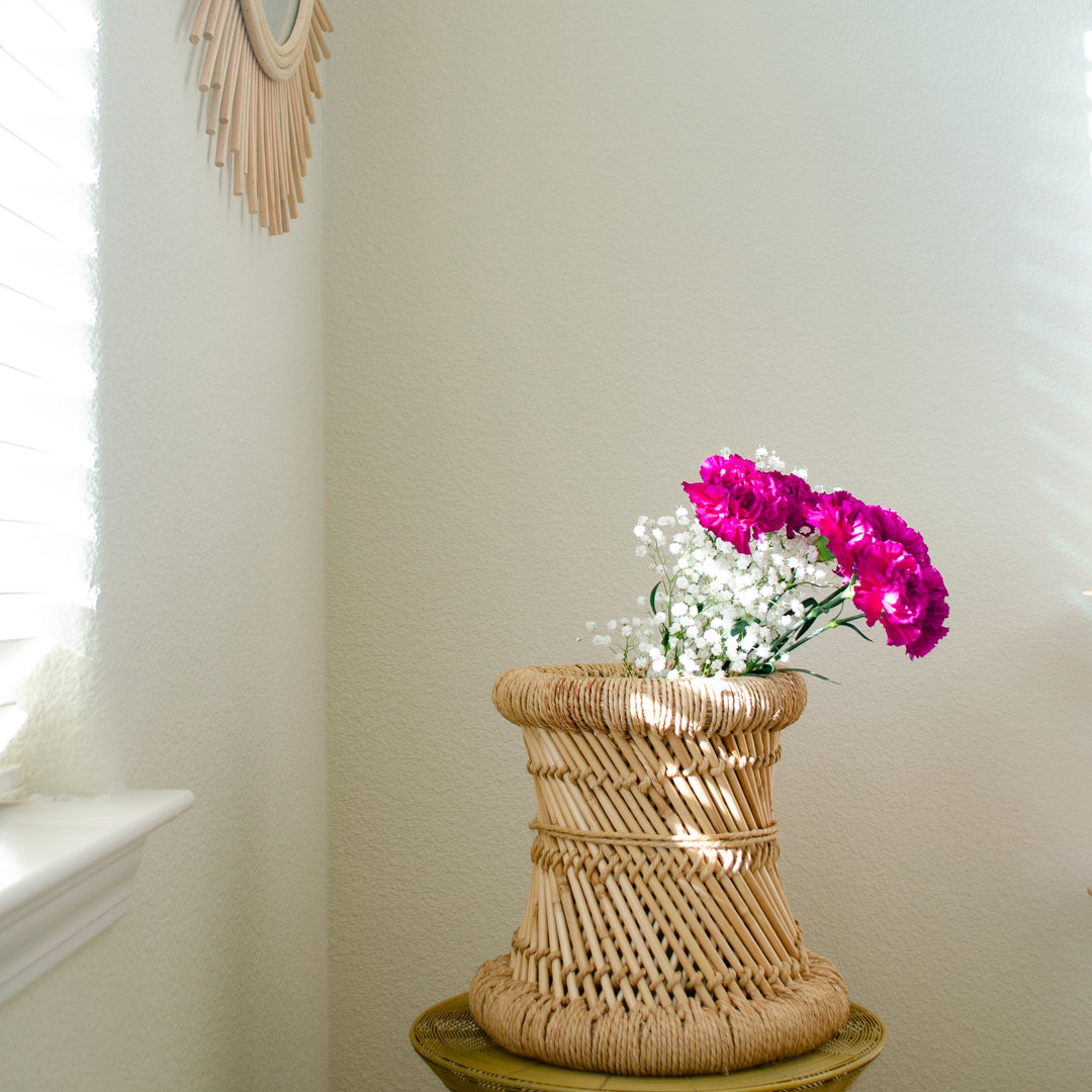 Sarkanda Rattan Stool