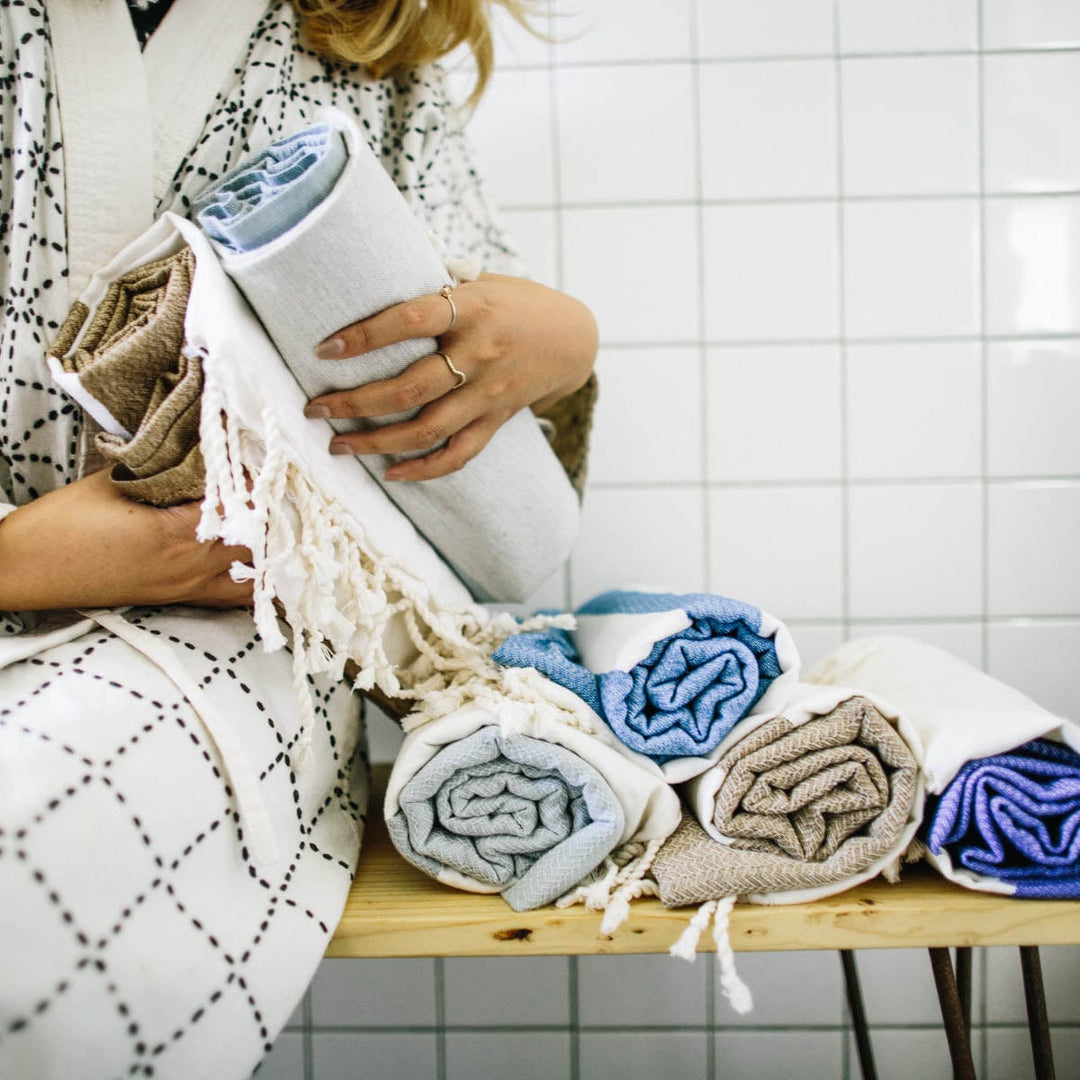 Pestemal Bath Towel - Set of 4