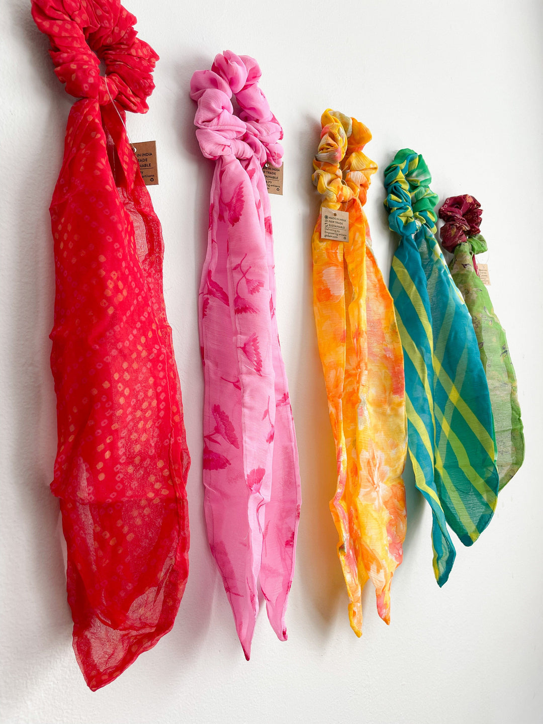 Sari Ribbon Bow Scrunchie - Assorted Colors