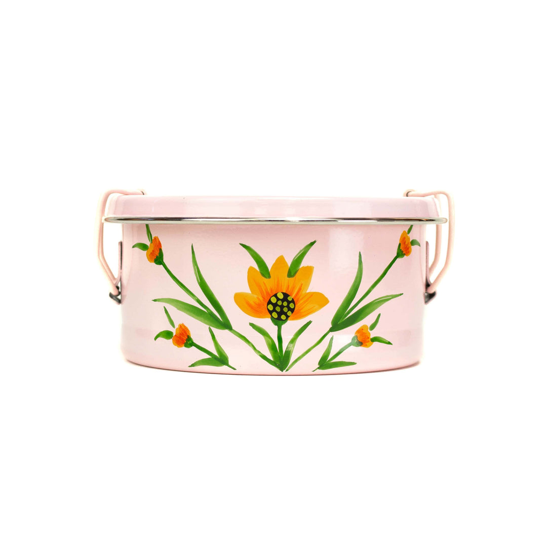 Round Tiffin - Pink Floral