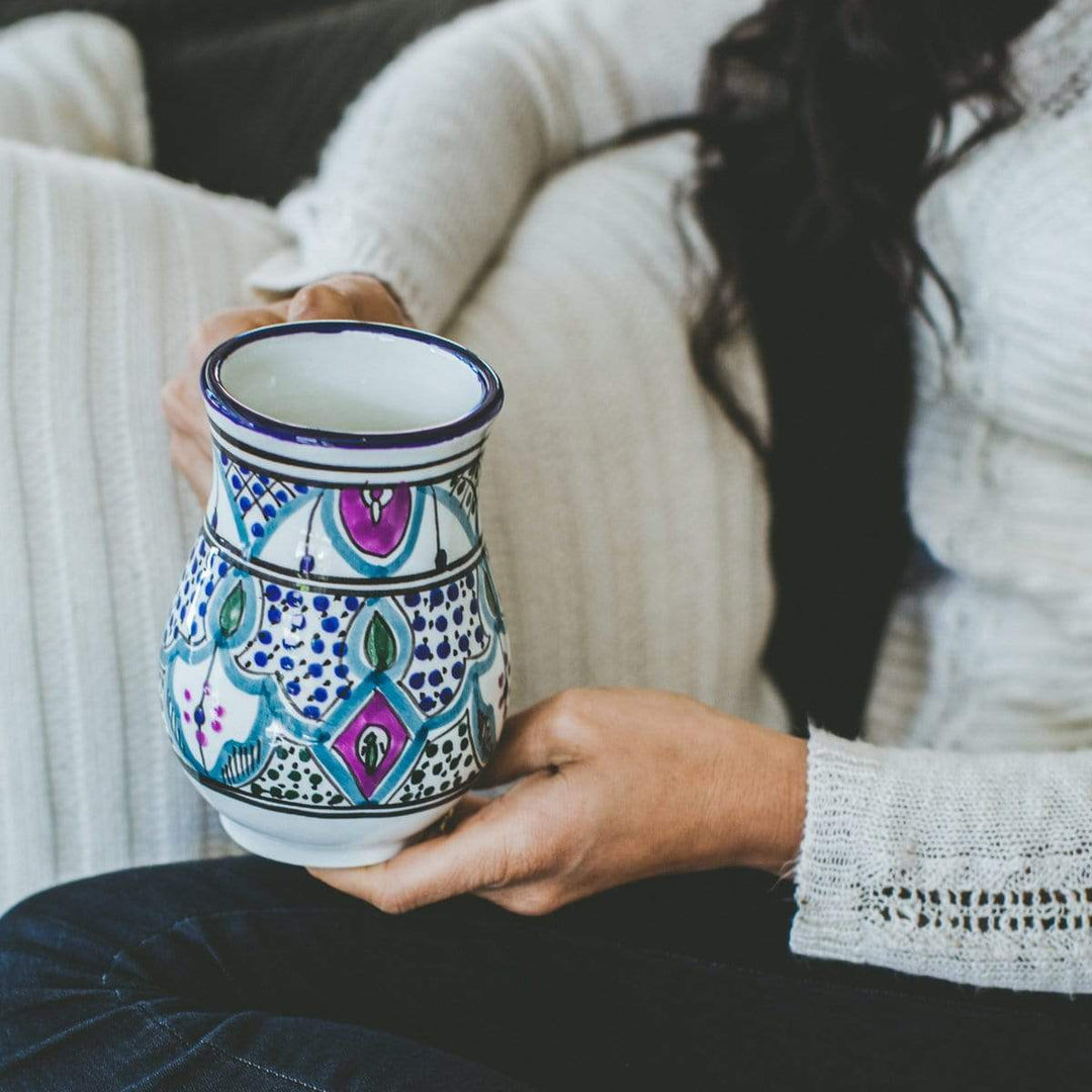 Hand-painted Malika Mug