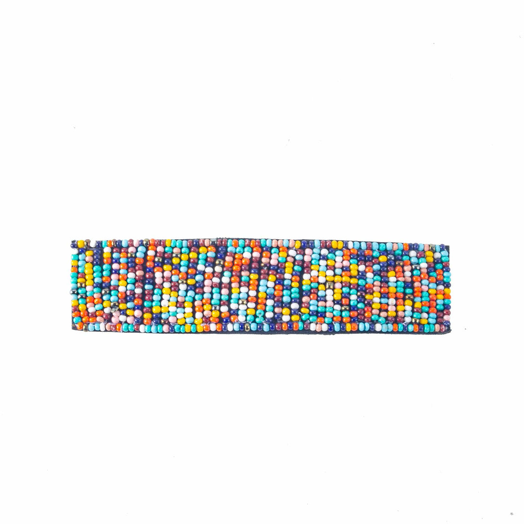Multi Beaded Hair Barrette