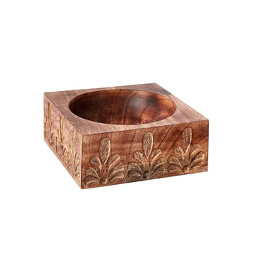 Carved Wood Bowl