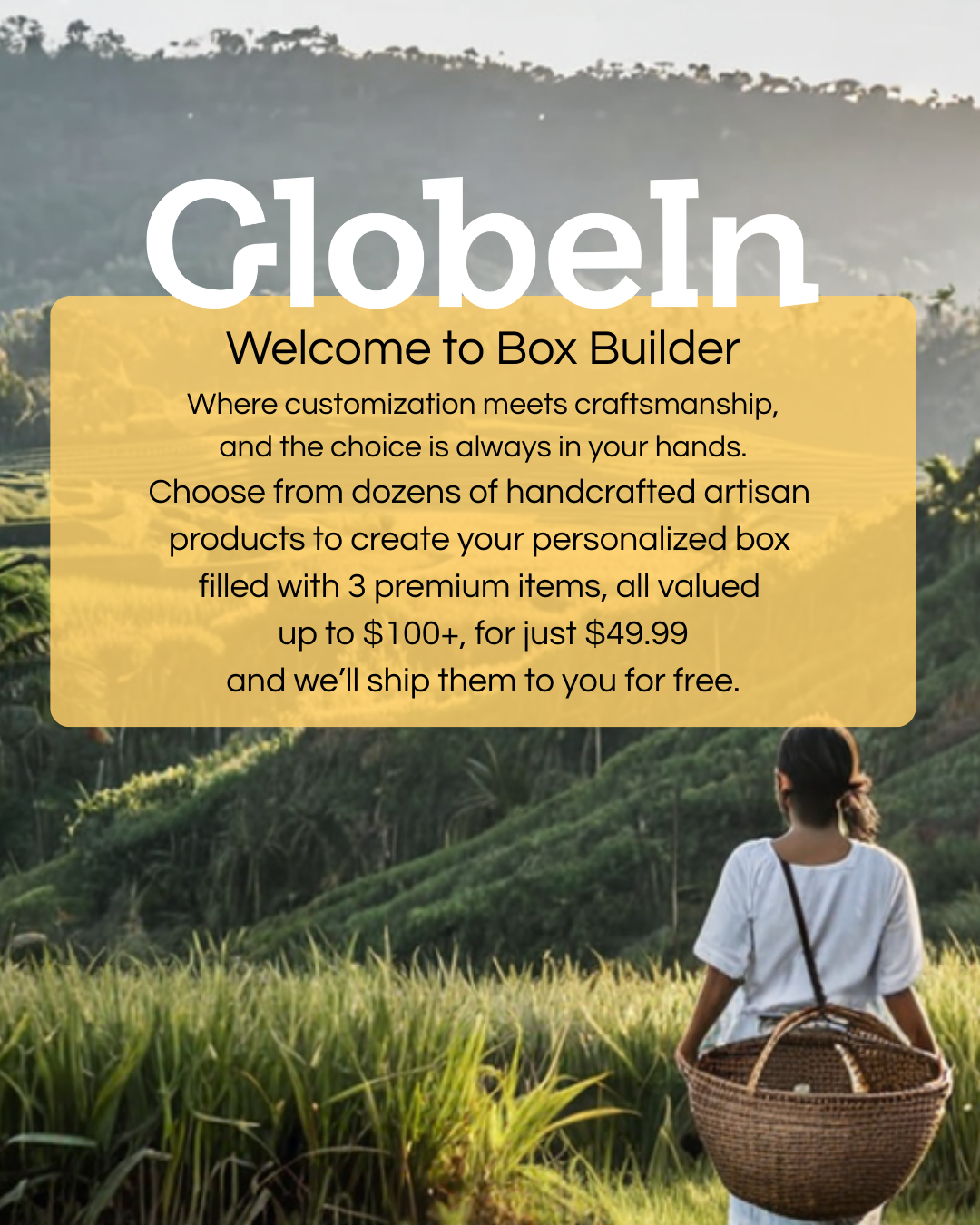 Box Goplen Box Builder Welcome Flow – GlobeIn