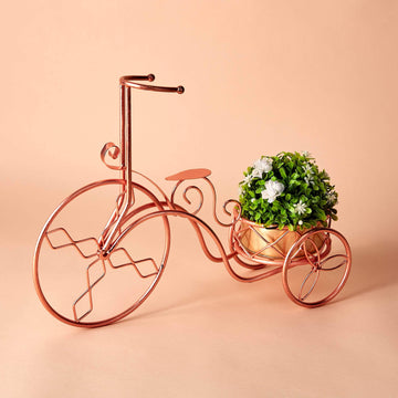 Whimsical Cycle Planter - Copper